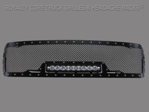 Royalty Core Chevrolet 1500 2006-2007 Full Grille Replacement RC1X Incredible LED Grille