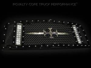 Royalty Core Dodge Ram 2500/3500 2003-2005 RCX Main Grille w/ Two Double Row LED Light Bars