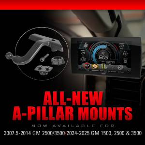 Edge Products - Edge A-Pillar Display Mount 2024-2025 GM 2500/3500 and 2022.5-2025 GM 1500 Refresh 2024-2025 Chevrolet Silverado/GMC Sierra 2500/3500 and 2022.5-2025 GM 1500 Refresh - Image 4
