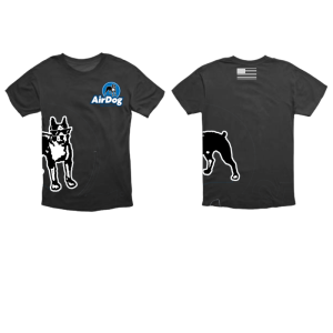 PureFlow AirDog - AirDog T Shirt Dog Black - Image 3