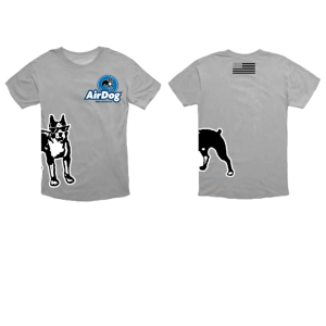 PureFlow AirDog - AirDog T Shirt Dog Gray - Image 3