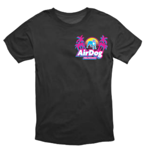 AirDog T Shirt Black Tropic