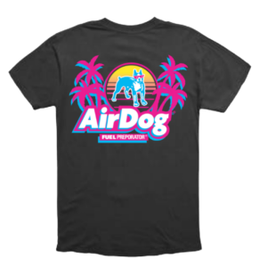 PureFlow AirDog - AirDog T Shirt Black Tropic - Image 2