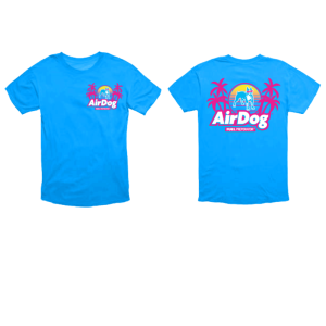 PureFlow AirDog - AirDog T Shirt Blue Tropic - Image 3