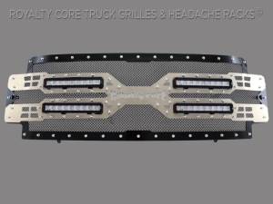Royalty Core - Royalty Core Ford Super Duty 2017-2018 RC5X Quadrant LED Full Grille Replacement
