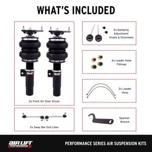 Air Lift - Air Lift 05-14 Audi A3 / 06-14 Volkswagen GTI Performance Front Kit - Image 2
