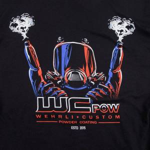 Wehrli Custom Fabrication - Wehrli Men's T-Shirt - Powder Coat 10th Anniversary - Image 3