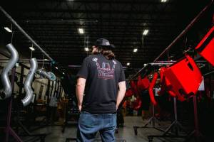 Wehrli Custom Fabrication - Wehrli Men's T-Shirt - Powder Coat 10th Anniversary - Image 6