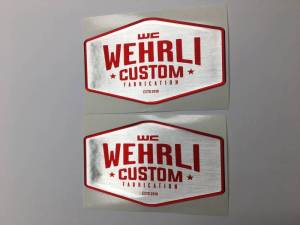 Wehrli Custom Fabrication Wehrli Custom Badge Gel Stickers