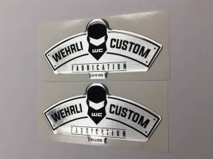 Wehrli Custom Fabrication Wehrli Custom Helmet Gel Stickers