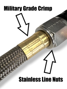 Dirty Hooker Diesel - DHD 100-506 Duramax Transmission Cooler Line Repair Kit LB7/LLY 2001-2005 Triple AN Line - Image 3