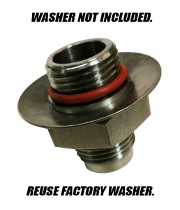 Dirty Hooker Diesel - DHD 007-5003 Duramax Trans Cooler & Radiator Fitting (7/8 Thread) To -10AN Outlet - Image 2