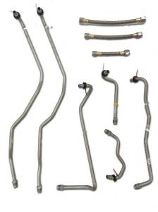 DHD 100-668 Hardcore Hooker Duramax Transmission Cooler Line Set Allison 6-Speed
