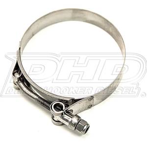 DHD CLA000102 2.5" Stainless Steel T-Bolt Clamp Intercooler Hose Clamp