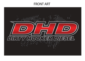 Dirty Hooker Diesel - DHD "One Hot Hooker" UCC Black Tribute Hoodie M-5XL - Image 3