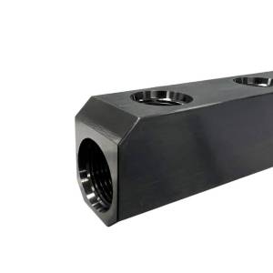 Dirty Hooker Diesel - Custom Spacing 7 Port Nitrous Solenoid Fuel Block -8AN Over -10AN Dual Feed - Image 3