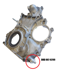 Dirty Hooker Diesel - DHD 007-0299 LML Duramax PCV Front Cover AN Oil Return Fitting 2011-2016 - Image 2