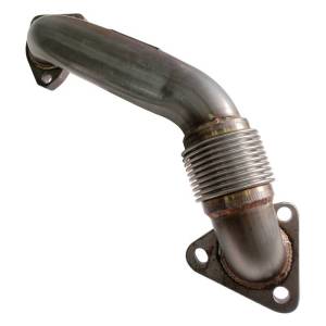 Dirty Hooker Diesel - DHD 300-125K OEM Length D-Pipe Stainless Passenger LB7 Up Pipe Kit 2001-2004 - Image 6