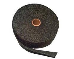DHD 2" x 100' Black Fiberglass Exhaust/Heat Wrap