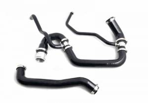 DHD 500-0387 BLACK SILICONE UPPER & LOWER COOLANT HOSE KIT FOR 06-10 6.6 LBZ/LMM DURAMAX