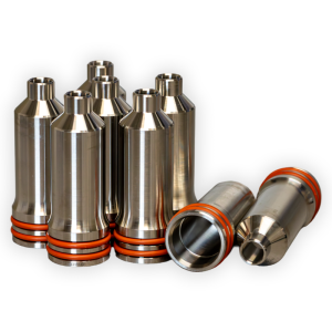 DHD 700-051 LB7 Duramax Stainless Steel Injector Cup Set with O-Rings 2001-2004 6.6L