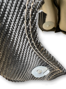 Dirty Hooker Diesel - DHD 300-550 Double Stitch Black T4 Turbo Blanket S300 S400 Turbochargers USA MADE - Image 2