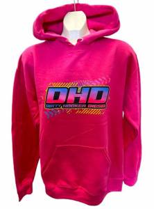 DHD Pink Retro Logo Hoodie S-3XL