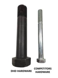 Dirty Hooker Diesel - DHD 600-657L Super Heavy Duty Low Profile Duramax Traction Bar Kit 2001-2010 - Image 4