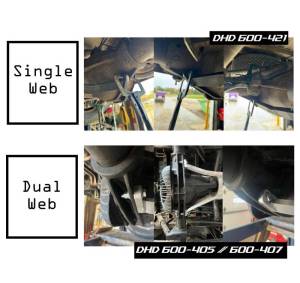 Dirty Hooker Diesel - DHD 600-421 Rear Drive Shaft - Rear Hoop Steel 2003-2010 Dodge Truck AAM 11.5 - Image 6
