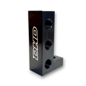 DHD 700-108B Black Compact Fuel Block 7-Port Universal