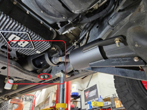 Dirty Hooker Diesel - DHD 600-425 Front Drive Shaft Hoop at T-Case 2003-2010 Dodge Truck  - Image 3