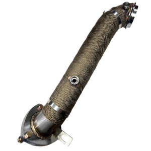 Dirty Hooker Diesel - DHD 300-329 3" Stainless Tube 3 Bolt Flange LML Duramax Downpipe 2015-2016 - Image 1