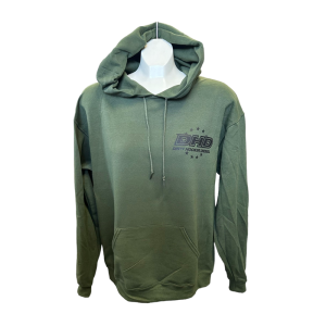 Dirty Hooker Diesel - DHD Green Veteran Hoodie S-3XL - Image 1