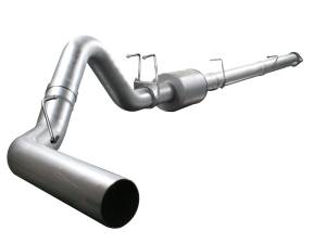 Exhaust - Exhaust Systems - aFe Power - aFe Power 4in DP-Back Ford F-250/350 Superduty 08-10 V8-6.4L W/Mflr No Tip - 49-03004