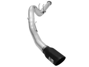 aFe Power 5in DPF-Back Exhaust Ford F-250/350 Superduty 15-16 V8-6.7L Blk Tip - 49-03064-B