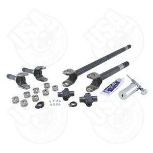 USA Standard 4340 Chrome-Moly replacement axle kit for '72-'81 Jeep CJ, Dana 30, 27 spline, w/Super Joints