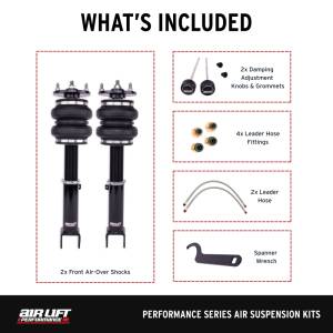 Air Lift - Air Lift Performance 16-17 Lexus 200T / 15-22 Lexus RC 350 / 13-21 Lexus GS 350 Front Kit - Image 3
