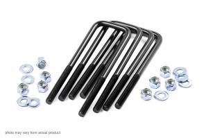 Universal U-Bolt Kit Square 9/16 Inch x 2.5 Inch x 8.5 Inch Rough Country