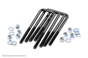 Universal U-Bolt Kit Square 9/16 Inch x 3.0 Inch x 10.0 Inch Rough Country