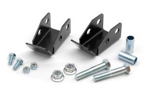 Shock Relocation Brackets Rear Jeep Wrangler TJ (97-06)/Wrangler Unlimited (04-06) Rough Country