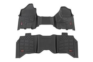 Sure-Fit Floor Mats Front & Rear Crew Ram 2500/3500 2WD/4WD (2019-2026) Rough Country