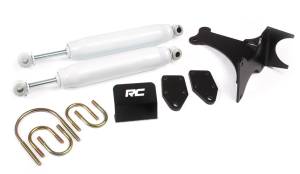 Steering Stabilizer Dual 2-8 Inch Lift Ford Super Duty (05-22) Rough Country