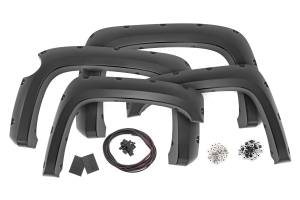 Pocket Fender Flares 5 Foot 9 Inch Bed GCN Victory Red Chevy Silverado 1500 (07-13) Rough Country