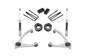 3.5 Inch Lift Kit Forged UCA Cast Steel Silverado/Sierra 1500 (07-16) Rough Country