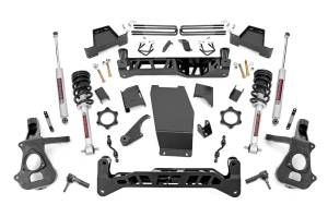 7 Inch Lift Kit Alum/Stamp Steel FR N3 Silverado/Sierra 1500 (14-18 & Classic) Rough Country