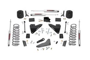 5 Inch Lift Kit FR Diesel Coil Radius Arm Drop Ram 2500 4WD (2014-2018) Rough Country