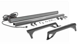 LED Light Kit Windshield Mount 50 Inch Spectrum Dual Row Jeep Wrangler TJ (97-06) Rough Country