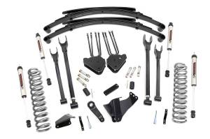 8 Inch Lift Kit 4 Link RR Springs V2 Ford F-250/F-350 Super Duty (05-07) Rough Country