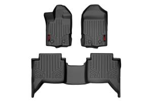 Floor Mats FR & RR Ford Ranger 2WD/4WD (2019-2023) Rough Country