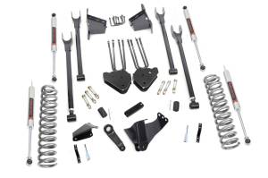 8 Inch Lift Kit 4 Link RR Blocks M1 Ford F-250/F-350 Super Duty (05-07) Rough Country